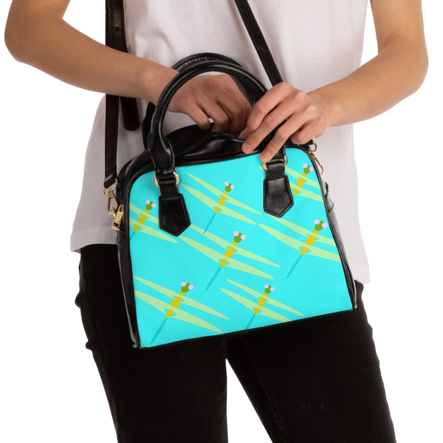 Sky Dragonfly Shoulder Handbag