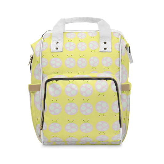 Pastel Ladybug Parade Multifunctional Changing Backpack