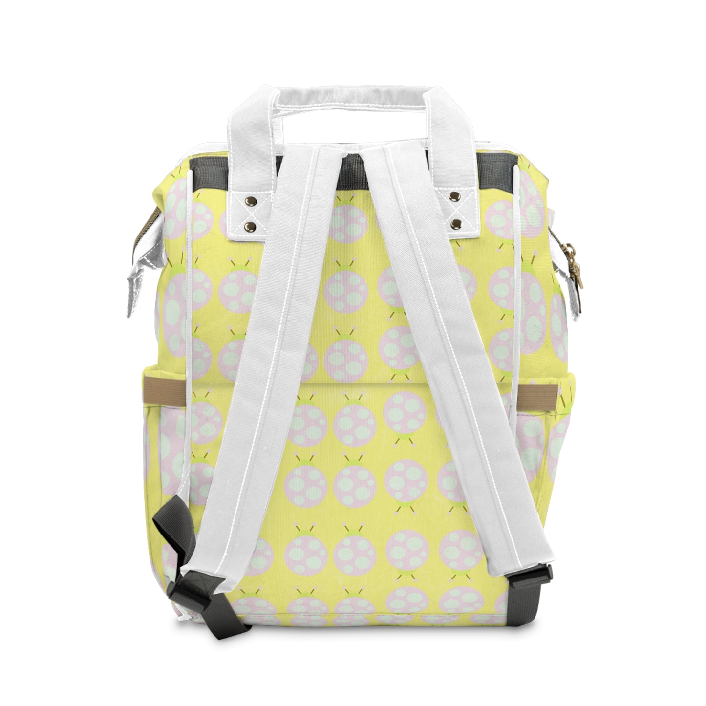 Pastel Ladybug Parade Multifunctional Changing Backpack