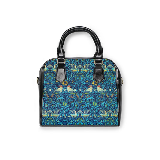 William Morris Blue Birds Shoulder Handbag