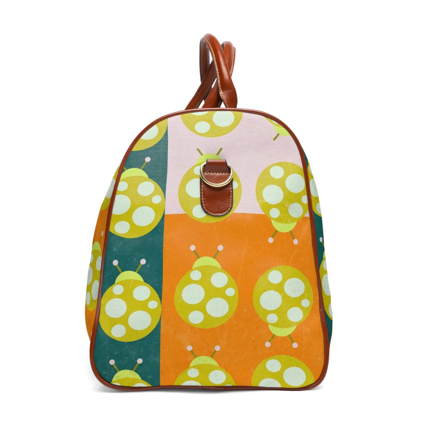 Tri Color Ladybug Waterproof Travel Bag