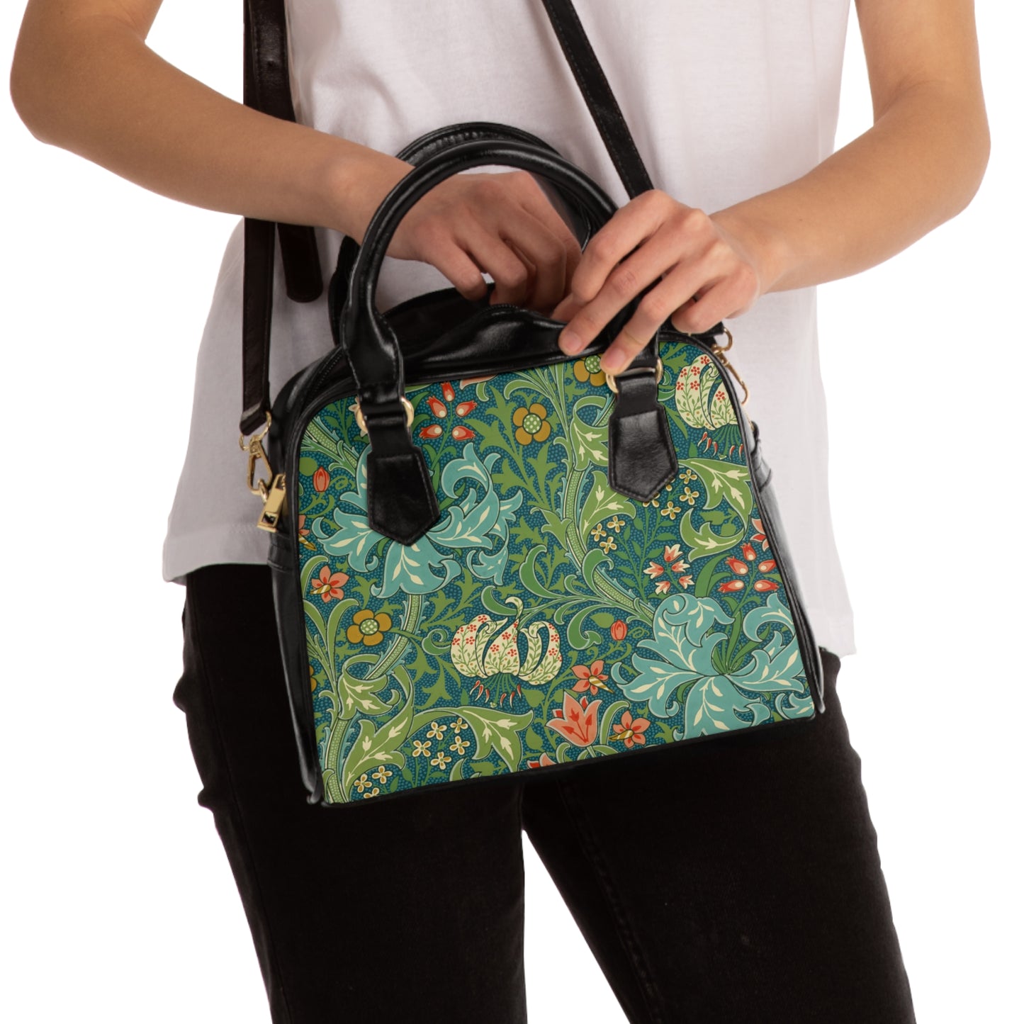 William Morris Golden Lily Shoulder Handbag