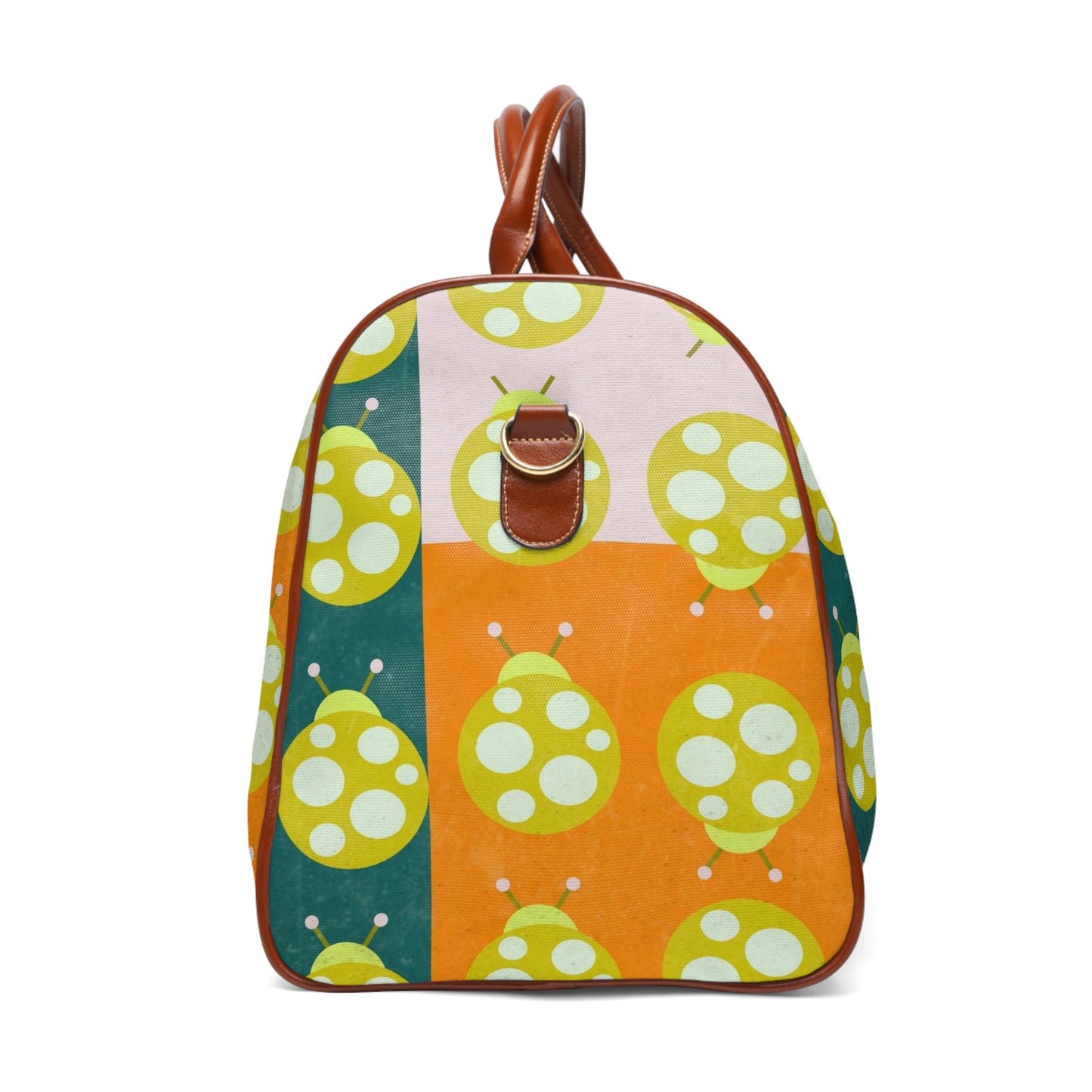 Tri Color Ladybug Waterproof Travel Bag