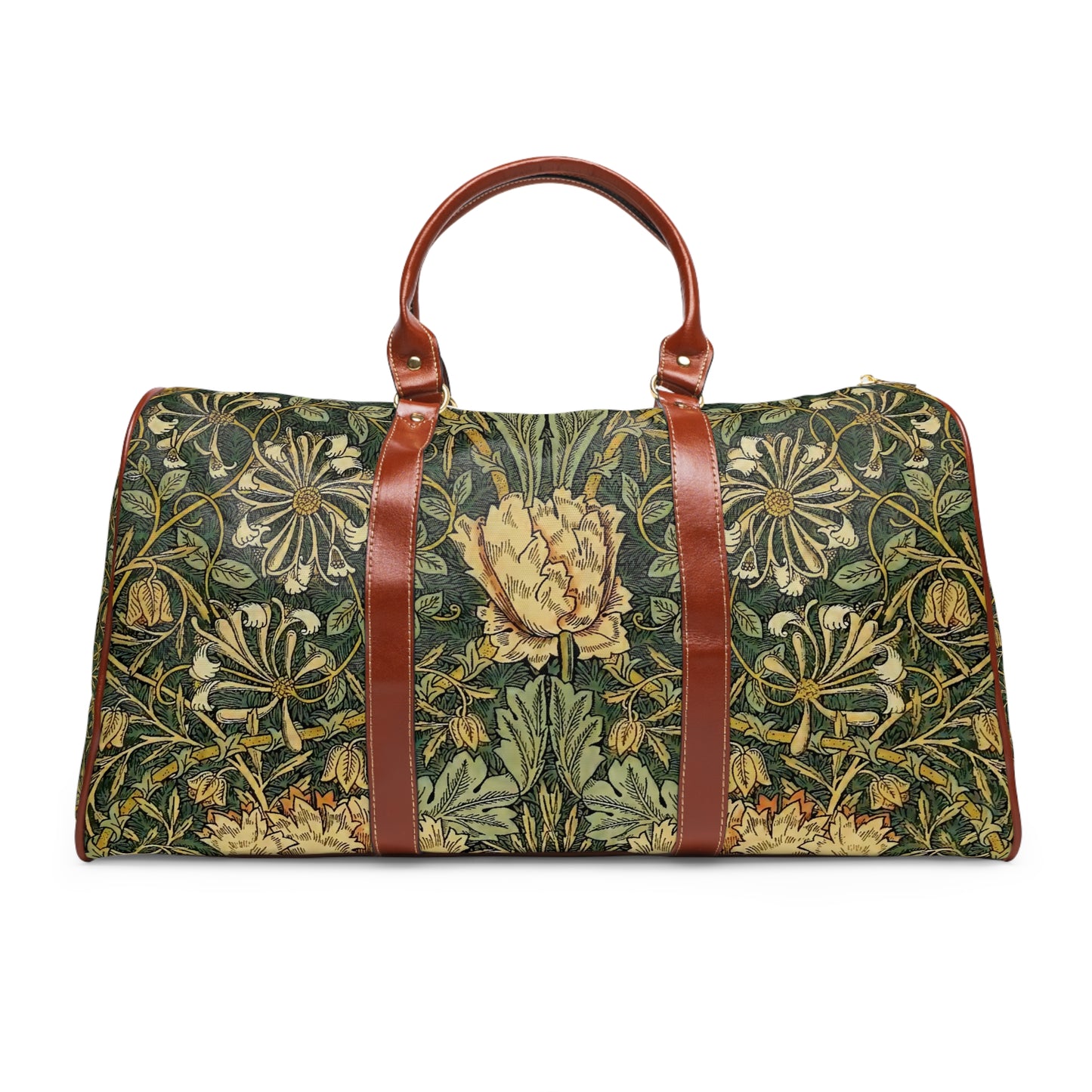 William Morris Dark Honeysuckle Waterproof Travel Bag