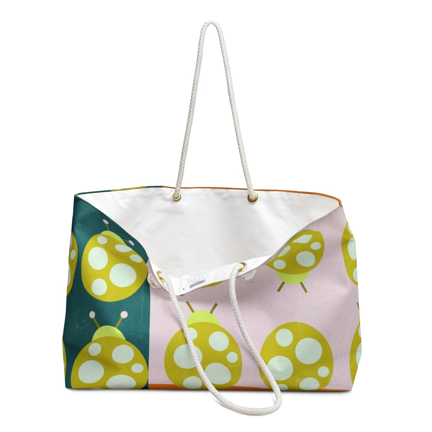 Tri Color Ladybug Weekender Bag