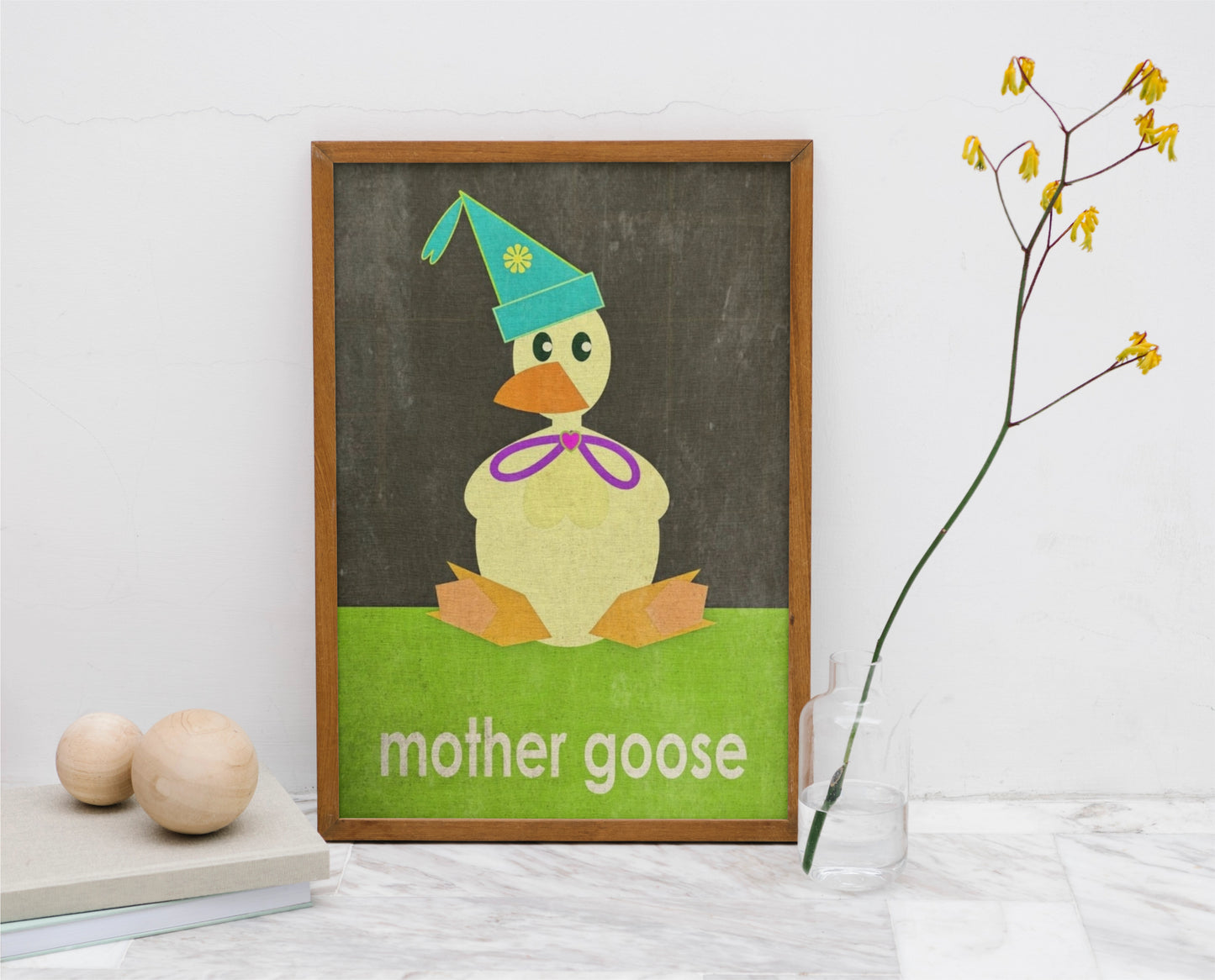 Mother Goose Semi-Glossy Paper Wall Art Print