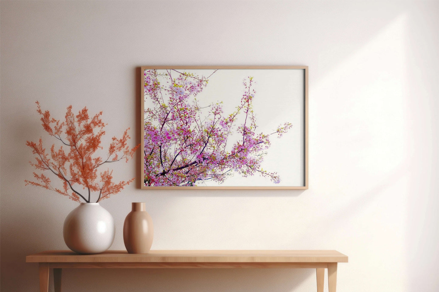 Rose Cherry Blossoms Museum-Quality Wall Art Print