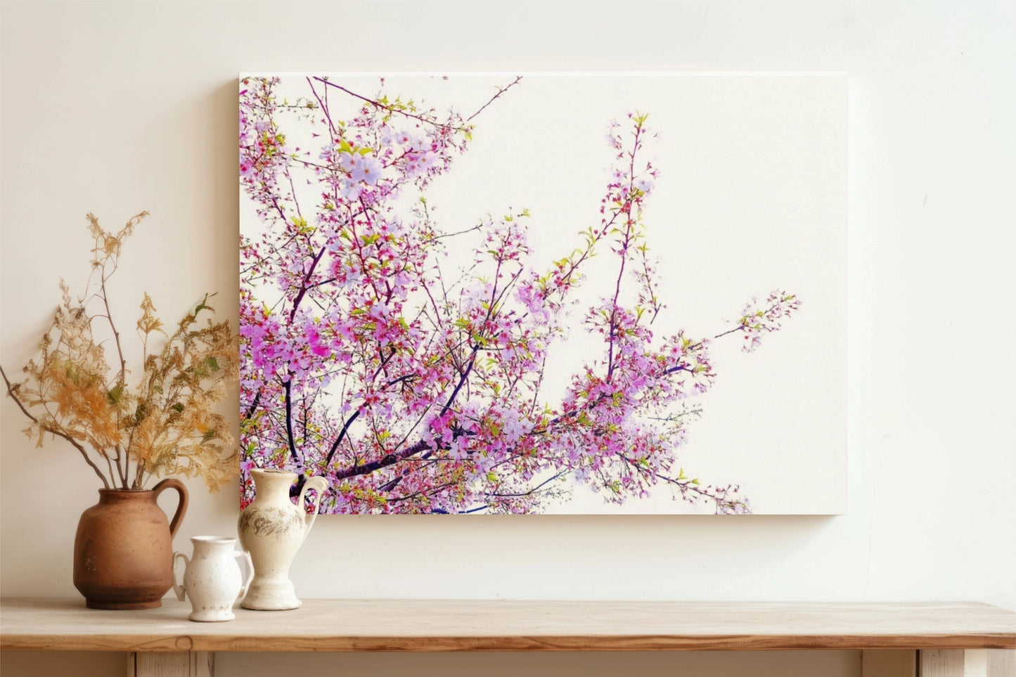 Rose Cherry Blossoms Museum-Quality Wall Art Print