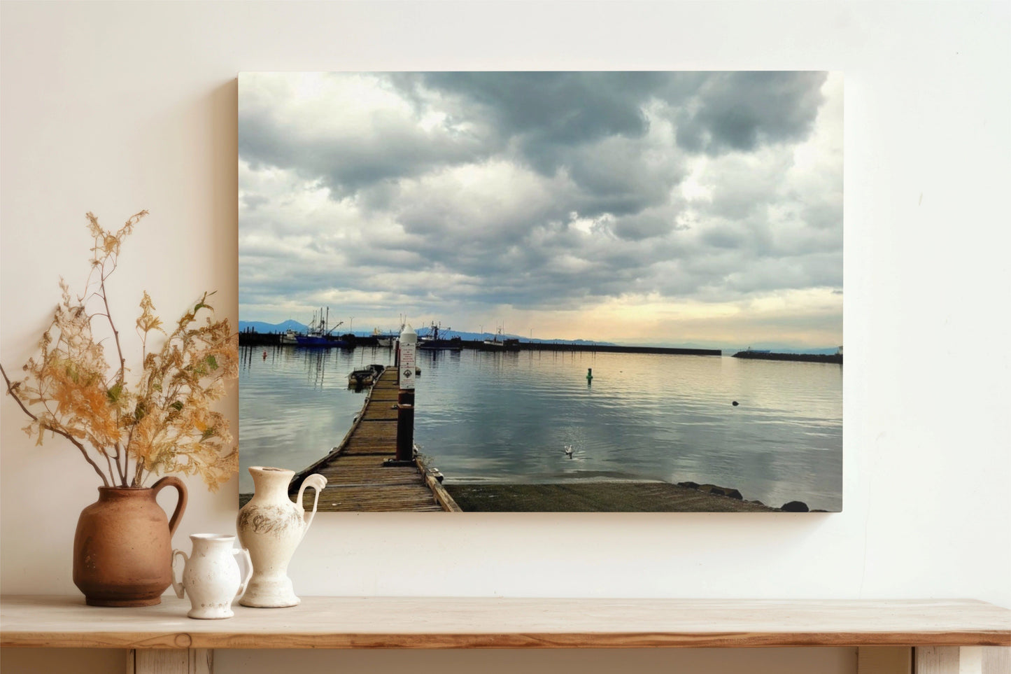 The Floating Dock Museum-Quality Wall Art Print