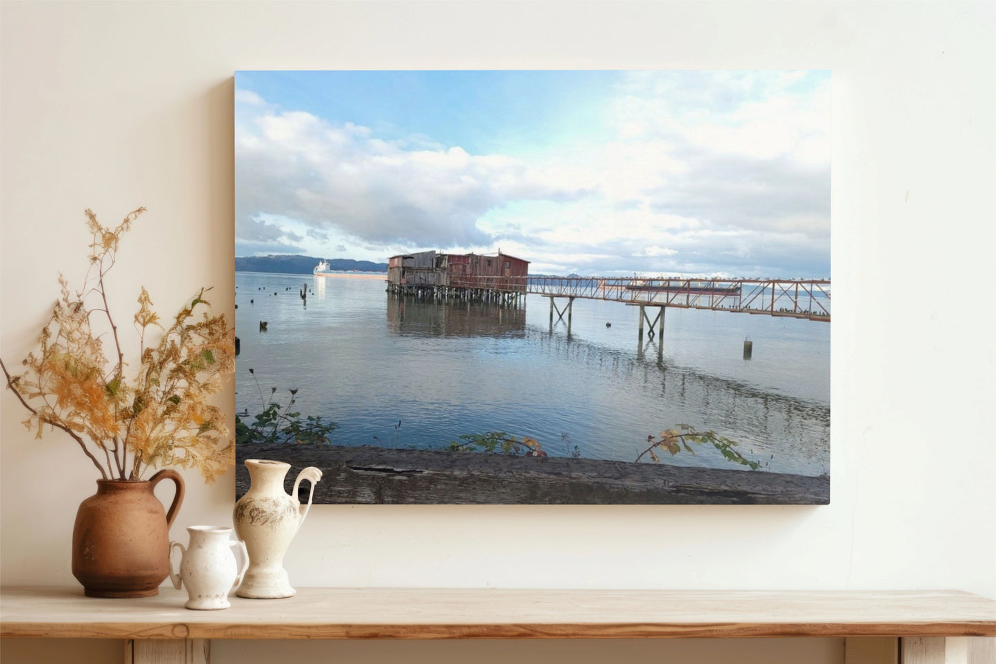 Cannery Reflections Museum-Quality Wall Art Print