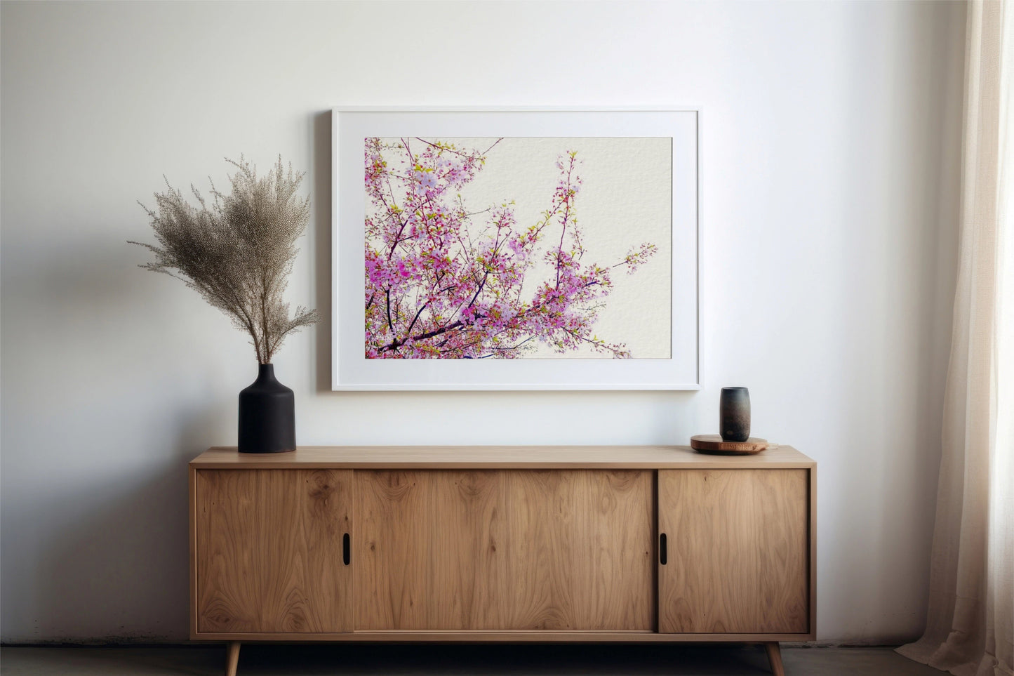 Rose Cherry Blossoms Museum-Quality Wall Art Print