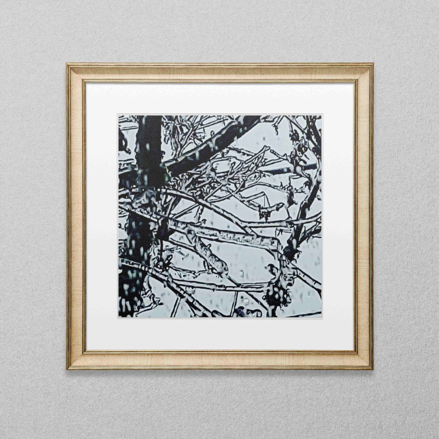 Crystal Branches Museum-Quality Wall Art Print