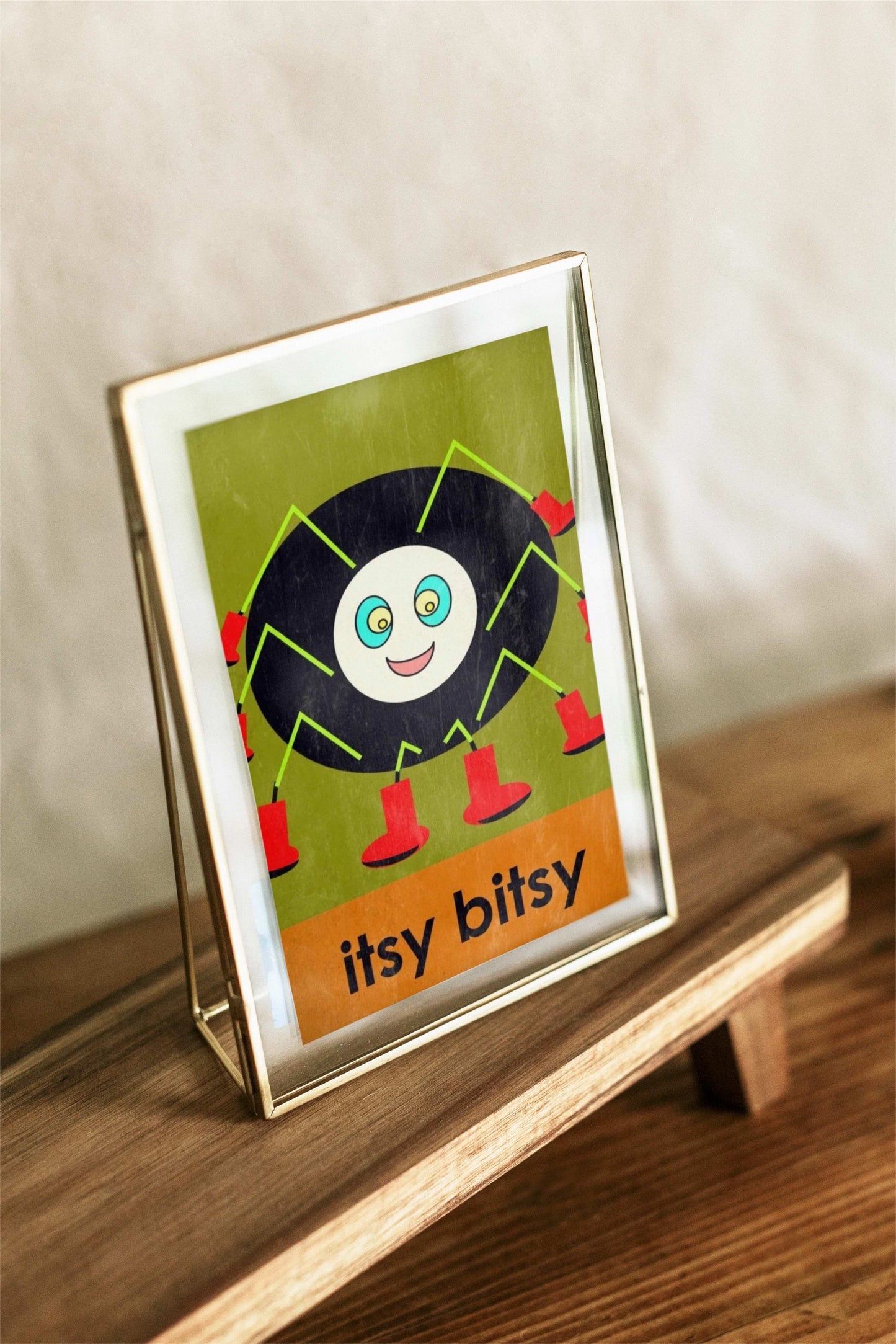 Itsy Bitsy Semi-Glossy Paper Wall Art Print