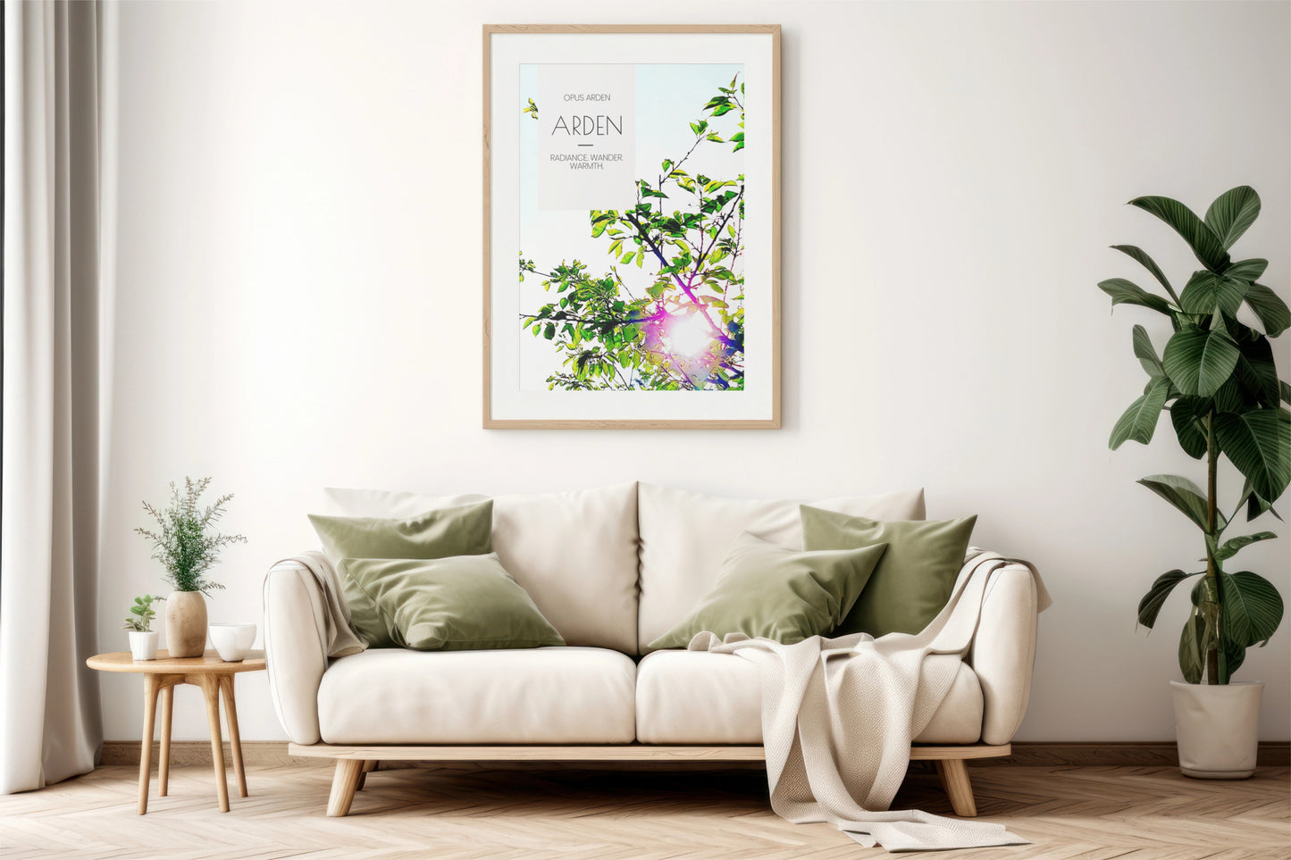 Vert Branches Premium Semi-Glossy Paper Poster