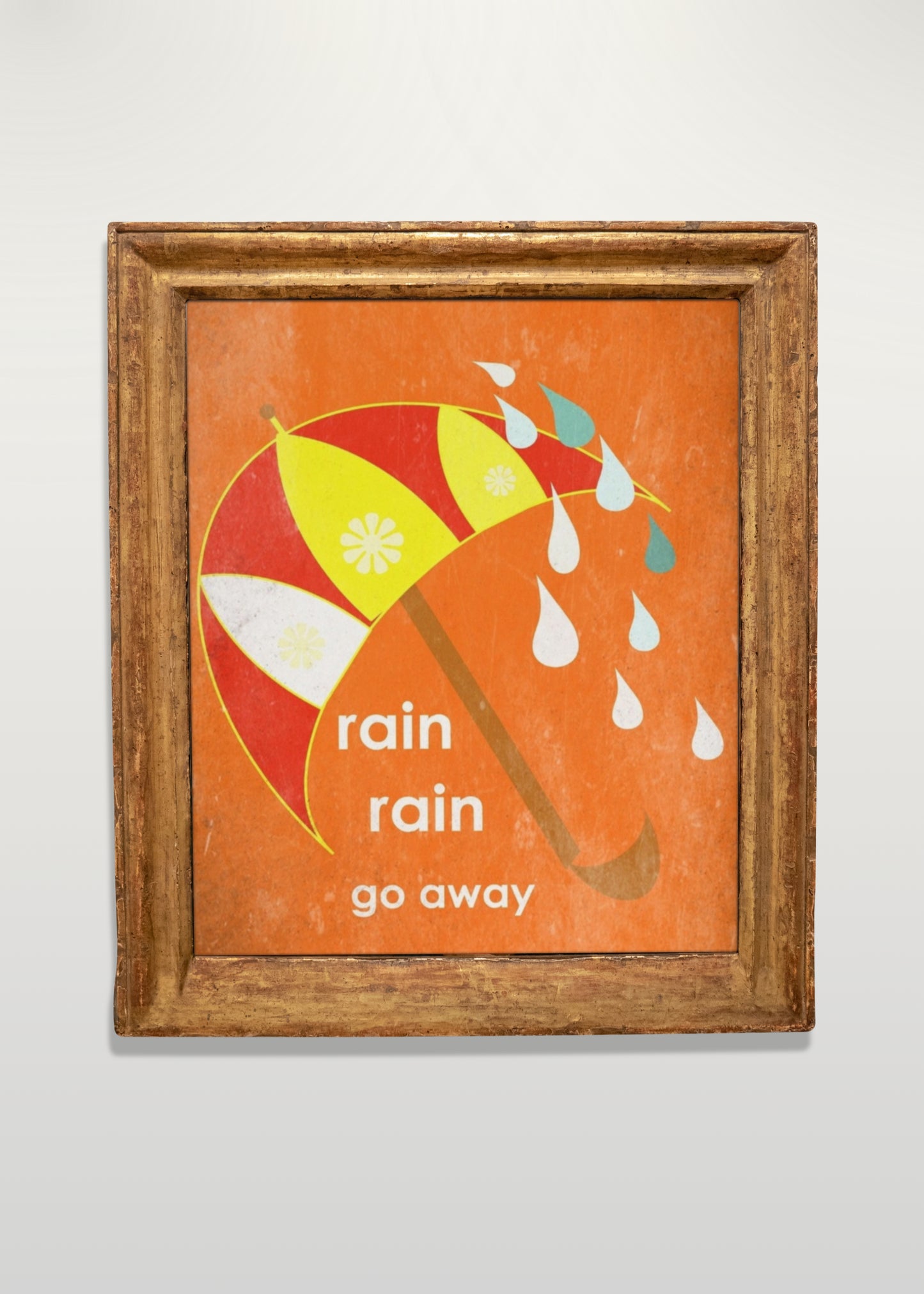 Rain Rain Go Away Semi-Glossy Paper Wall Art Print