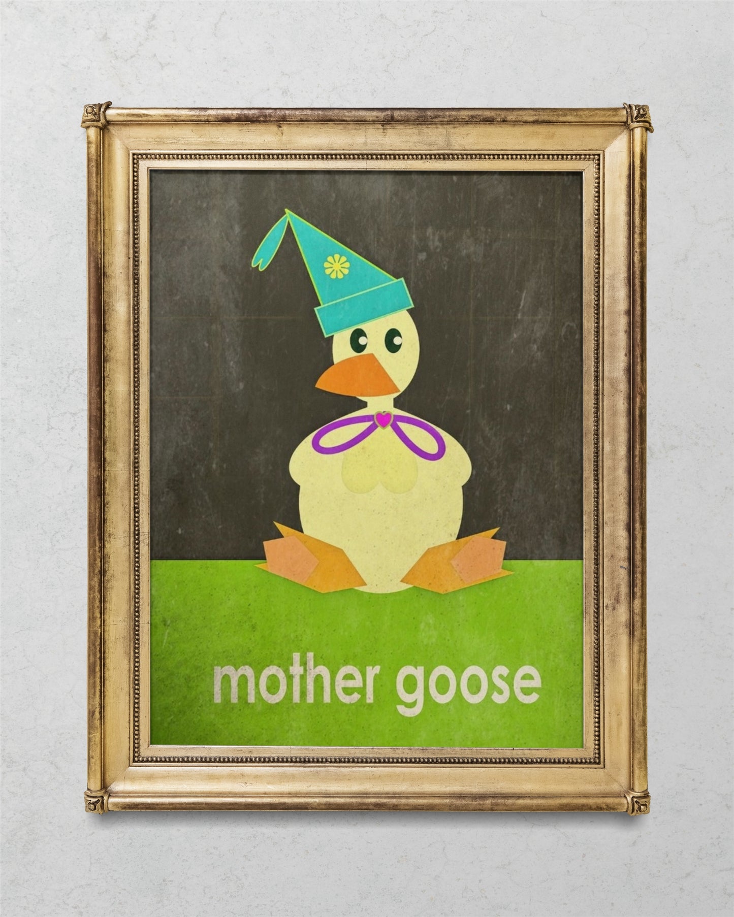 Mother Goose Semi-Glossy Paper Wall Art Print