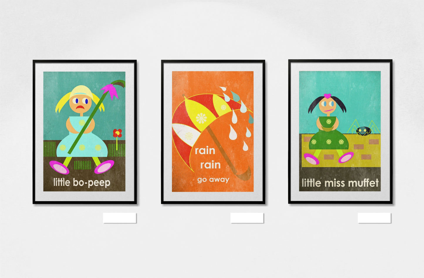 Rain Rain Go Away Semi-Glossy Paper Wall Art Print